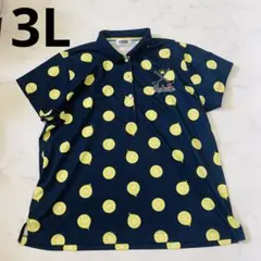 Kolwinレディースゴルフウェアレモン柄　3Lサイズ