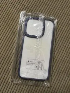 iPhone15pro ケース　ブルー