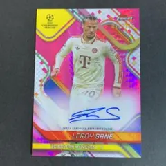Leroy Sane Topps Finest UEFA /125 Auto