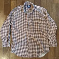 90s OLD CONVERSE オンブレ柄 長袖シャツ L