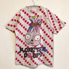 ☘️MONSTER DROPS ドット　Tシャツ　半袖ウサギ　モンスタードロップス