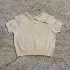 BEAMS. ポロニットTシャツ