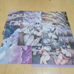 マジくじ アズールレーン バニーナイト クリアポスター