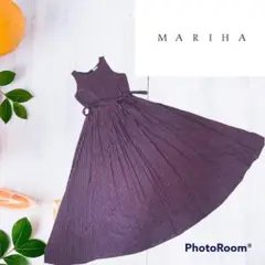 MARIHA マリハ ノースリーブワンピース ロングマキシ フリーサイズ