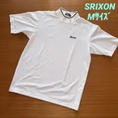 スリクソン　SRIXON 白モックネック　半袖シャツ　Mサイズ