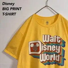 《ビッグプリント》ディズニーTシャツ Walt Disney World