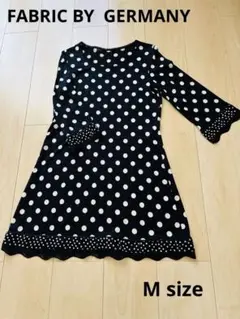 【新品・未使用】水玉模様 七分袖　チュニック【高級・日本製】