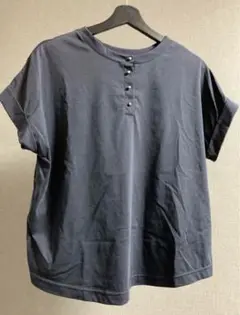 クラシカルエルフ☆ネイビーボタン付き Tシャツ