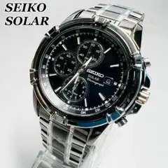 【新品】SEIKOセイコー 定価5.8万円 ソーラー 海外モデル メンズ腕時計
