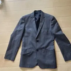 COMME CA ISM ストライプ ビジネスジャケット S