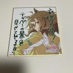 ウマ娘　ジャングルポケット　色紙