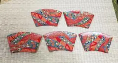 張り子らしき菓子皿(５枚セット)【値下げしました】