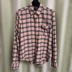 Abercrombie & Fitch ピンク チェック 長袖シャツ XS