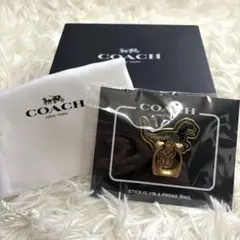【希少】　COACH 恐竜モチーフ レキシー　スマホリング　フォーングリップ