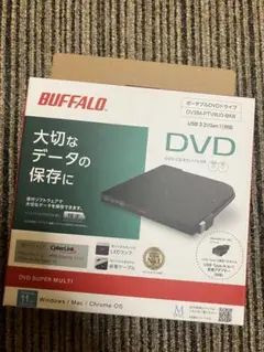 BUFFALO DVD/CDドライブ DVM-SLPTV8U3-BK8