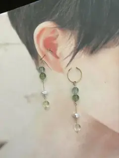 No.75 ハンドメイド　イヤーカフ