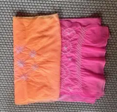 子供用浴衣帯 ピンク オレンジ