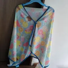 日除け　ポンチョ　カービィ　ブルー