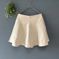 グレイル［M］新品　インパン裏地付きフレアミニスカート　ハイウエストミニスカート