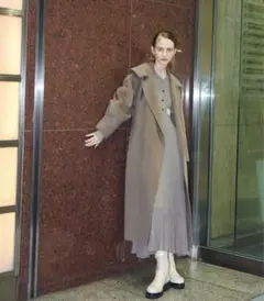 LILY BROWN セーラーカラーリバーコート MOC