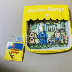 おさるのジョージ　プラチナムザッカシーンデザインショルダーバッグ