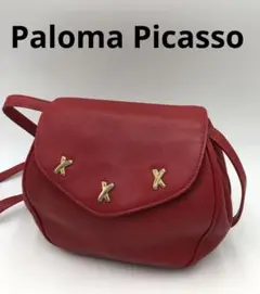 パロマピカソ ブランド レッド ショルダーバッグ お洒落 レディース