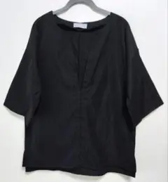 sakishima ディープ Vネックシャツ 　黒　サイズM　サキシマトーキョー