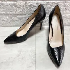 ボディ ドレッシング エナメルハイヒール ブラック24.5cm