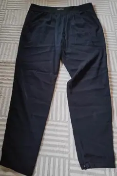 ZARA BASIC 紺色 カジュアルパンツ サイドジッパー付き