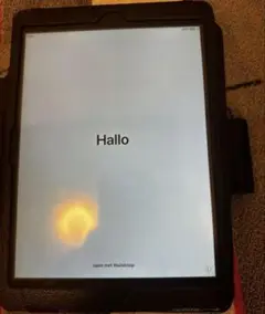 極美品　iPad Air 16GB グレー　革のカバー付き