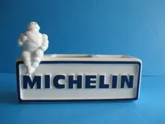 ミシュランマン◎ムッシュビバンダム陶器製ペン立て小物置き◎MICHELIN