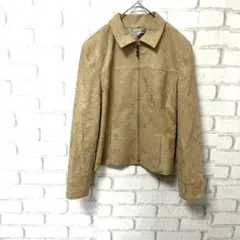 caribean ジャケット　テーラードジャケット　日本製　襟付き　ベージュ