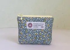 979：ミニミニポーチ　保冷ポーチ　ハンドメイド　リバティ小花柄