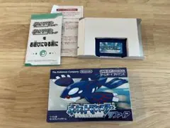 美品⭐︎ポケットモンスター サファイア 本体/ゲームボーイアドバンス