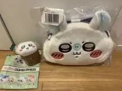 モモンガだらけくじD賞おかおショルダーバッグ　ねそべりぬいぐるみ