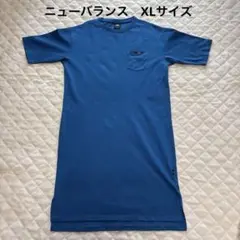 New Balance 半袖Tシャツワンピース ブルー　状態良好です♪