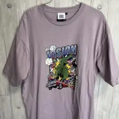 VISION STREET WEAR 薄紫 Tシャツ LL XL