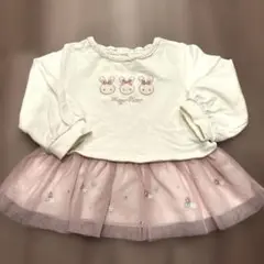 メゾピアノ　うさぎ　チュール　チュニック