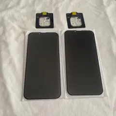 2枚 iPhone14ProMax用 ガラスフィルム カメラレンズ保護