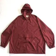 JCREW 無地 アノラックパーカー M えんじ ビンテージ