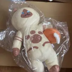 SUIMIN×アイルー　モンハンカプくじ　こんがり肉を運ぶアイルーぬいぐるみ
