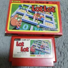 ファミコンソフト　Lot Lot ロットロット　箱つき