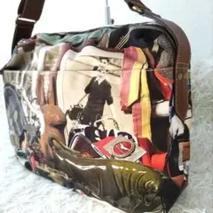 美品　希少品　PaulSmith　ポールスミス　ショルダーバッグ　大容量　レザー