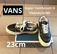 新品 VANS スーパーコンフィクシュ ローカット厚底スニーカー 23㌢