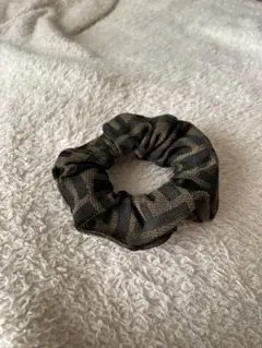 FFロゴ ズッカ柄 シュシュ