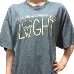 ギルダン Tシャツ LOGHT グレー 灰色 XL 古着