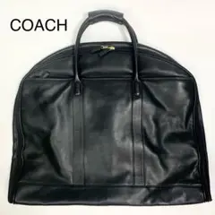 【美品】COACH レクサスモデル ガーメントケース ブラック　スーツケース 美品 コーチ レクサスモデル ガーメントケース ブラック スーツ