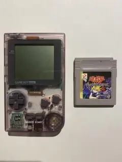 ゲームボーイポケット　クリアパープル　遊戯王ソフト付き　動作確認済み