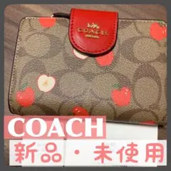 【新品】林檎 アップル COACH コーチ 未使用 正規品