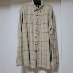 Vans チェック柄 長袖シャツ Lサイズ